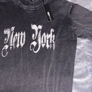 Fashion Nova Gray New York Tee